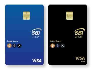 SBI VISA クリプトカード画像